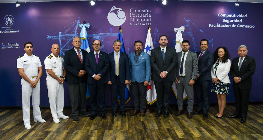 Funcionarios de la Organización Marítima Internacional, COCATRAM, República Dominicana y Panamá visitan la Autoridad Designada